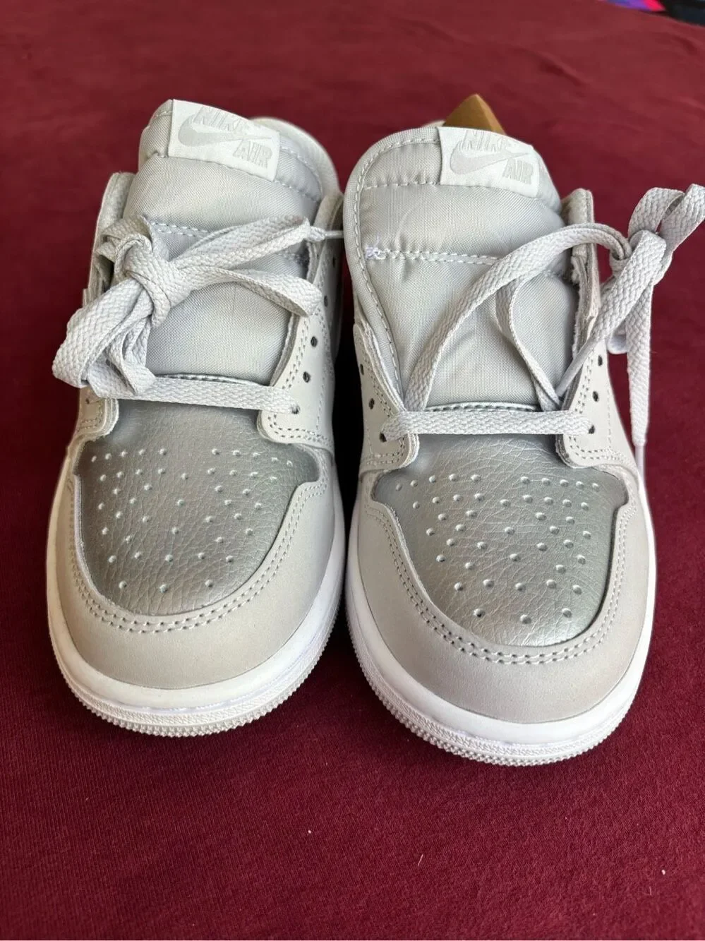 Brand New Nike Men’s White Air Jordan 1 Retro Low OG Sneaker Shoes Size 7